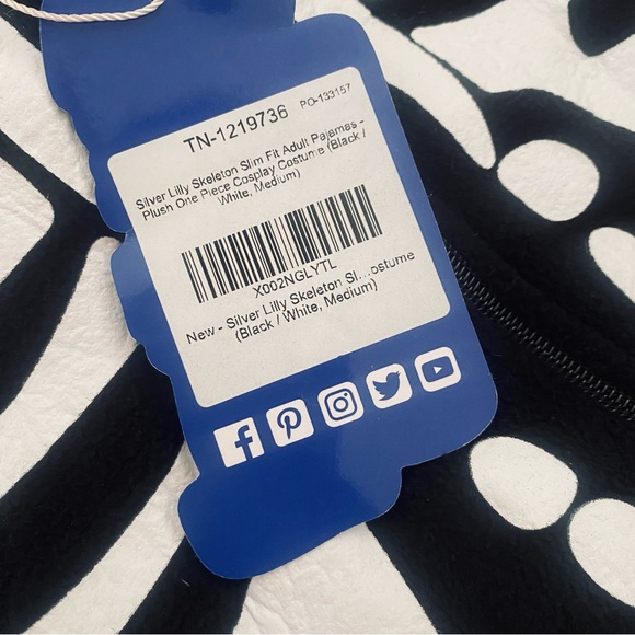 FUNZIEZ Slim Fit Adult Onesie - Animal Halloween Costume - Plush Fruit One Piece - Picture 14 of 16